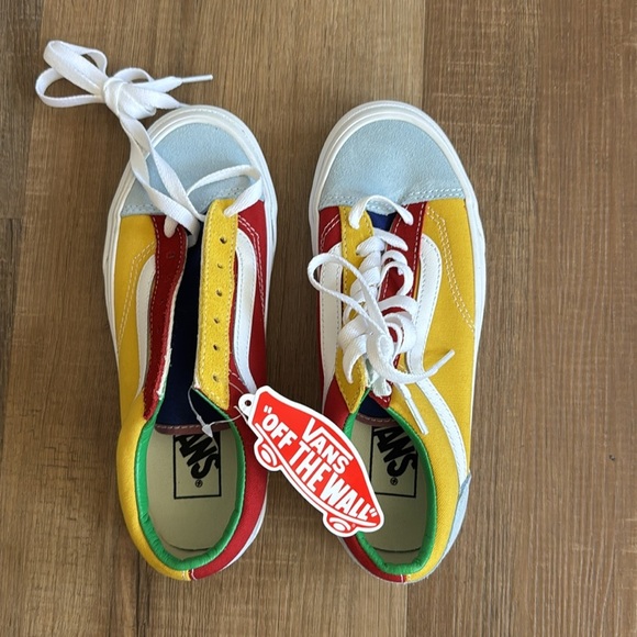 NWT VANS STYLE 36 Sunshine Multi Color Sneakers Womens 6.5 mens 5 - Picture 2 of 6